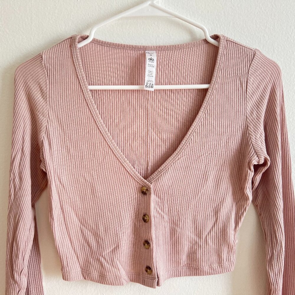Alo Yoga Cropped Cardigan